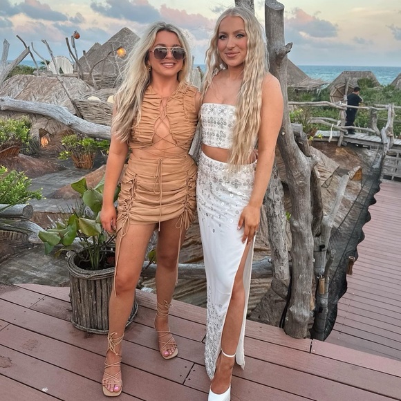 Revolve - NBD - Nadiya Dress in Nude - Picture 3 of 3